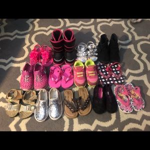 Lot of Little Girl Shoes SIZE 6